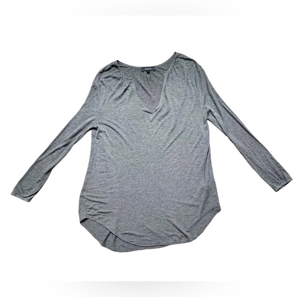 Aritzia Babaton Women's Top Blouse Charcoal Grey 3/4 Length Sleeve Size XS - Picture 2 of 16